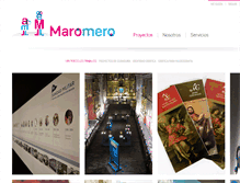 Tablet Screenshot of maromero.com